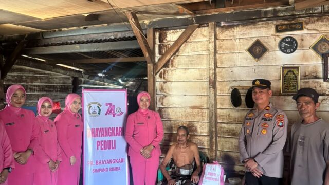 Polsek Simpang Rimba Gelar Baksos, Wujud Nyata Polri Peduli Warga