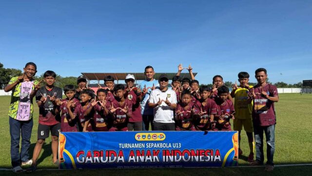 Tembus Semifinal Garuda Anak Indonesia, Tim U-13 Way Kanan Ditinjau Langsung Ketua KONI